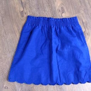 Blue skirt